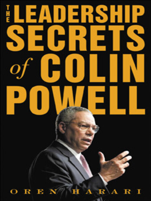 Cover image for The Leadership Secrets of Colin Powell